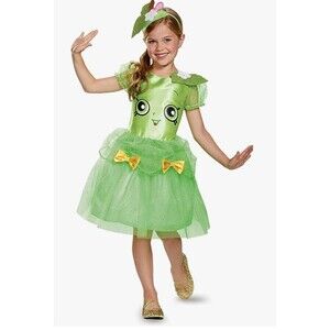 Girls Disguise Shopkins Apple Blossom Classic Costume, 7/8, New